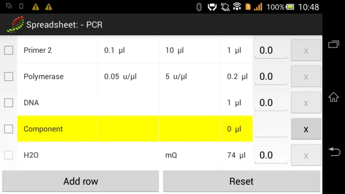 PCR lab android App screenshot 1